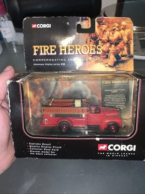 Corgi Fire Heroes 1953 Fire Diecast Truck Mack B Open Pumper Boston Fire Dept #2 - Image 1 of 4