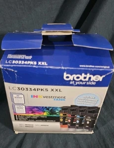 Brother LC30334PKS XXL Black Cyan Magenta Yellow Super High Yield Ink Cartridges - Picture 1 of 4