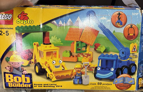 LEGO 3297 DUPLO: Bob The Builder: Scoop Lofty at the Building Yard extras too