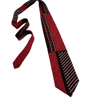 Vintage Pierre Balmain Couture Tie 100% Silk 4" 57" Long 90s Statement Western - Image 1 of 4