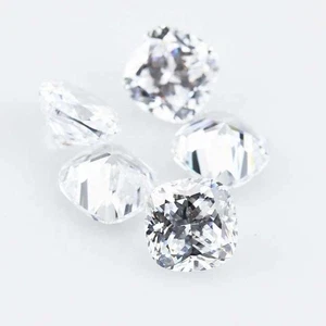 Synthetic Cubic Zirconia Cushion Cut AAA Loose Gemstone For Assorted Jewelry - Picture 1 of 9