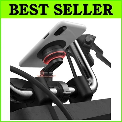 Vibration Dampening Motorcycle Phone Mount - Adjustable Handlebar Holder 2nd Gen - Image 1 of 4