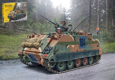 MODELLINO VEICOLI MILITARI ITALERI CARRO ARMATO M113 A1 KIT SCALA 1:35 - Immagine 1 di 4