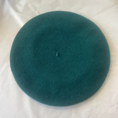 Willoughby Paris Green Wool Authentic French Beret~Size S/M~EUC - Image 1 of 4