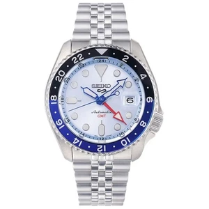SEIKO 5 Sports GMT SSK029 “Ice Blue” Asia Limited Edition Bracciale Acciaio - Picture 1 of 4