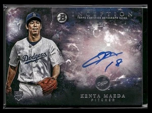 2016 Bowman Inception #RA-KMAE Kenta Maeda - Rookie Autograph AUTO RC - Picture 1 of 2