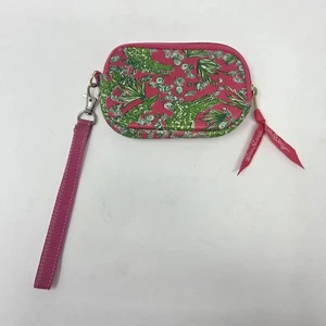 Lilly Pulitzer See You Later Tech Case/Wristlet/Wallet/Card Case PINK GREEN - Picture 1 of 10