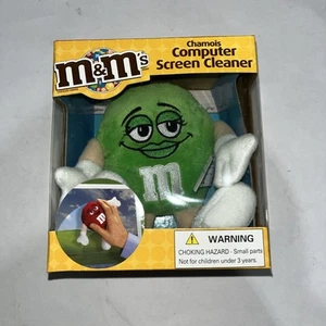 Vintage M&M's Chamois Computer Screen Cleaner Green Collectible - Picture 1 of 4