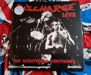  DISCHARGE - Live 'THE NIGHTMARE' "Sealed" L.P. SEX PISTOLS Exploited G.B.H - Picture 1 of 6