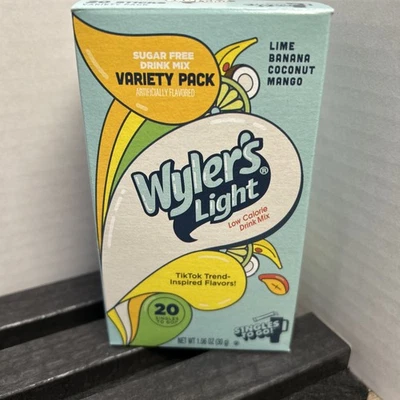 Wyler's Light Singles to Go Powder Agua Potenciador Bebida Mezcla Variedad TikTok Foto 1 de 4