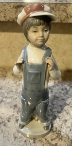 LLADRO Figur Junge mit Akkordeon und Overall #4898 signiert und datiert - Bild 1 von 7