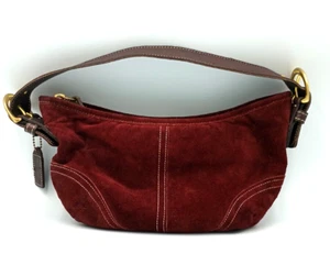 Vintage COACH Suede Hobo Soho One Shoulder Handbag - Picture 1 of 7
