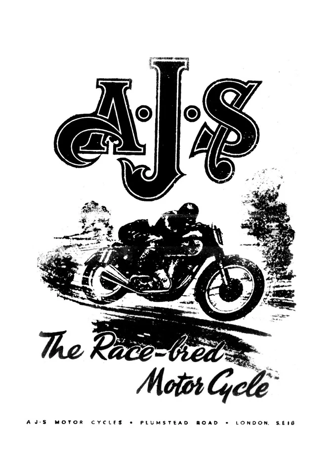(0028) 1949 AJS 7R Instruction	sheets - Image 1 of 1