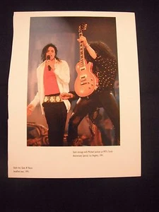 Guns N Roses GnR Coffee Table Book Photo Page Slash Michael Jackson Live - Picture 1 of 1