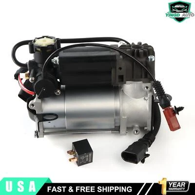 Air Suspension Compressor Pump For 2002-2010 Audi A8 S8 Quattro V6 & V8 Petrol - Imagem 1 de 4