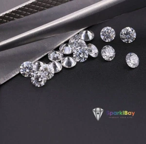 Loose CVD Lot lab Grown Diamond 3 mm Round D F- IF GIE Diamond - Picture 1 of 9