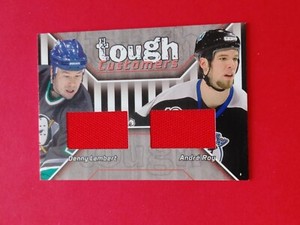 2001-02 BAP Update Tough Customers Dual Jersey #TC-33 Andre Roy Denny Lambert