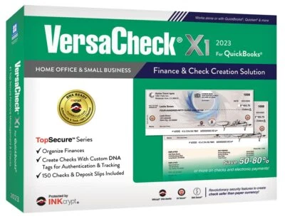 	VersaCheck X1 2023 for QuickBooks - Finance and Check Creation Software	 - Image 1 of 3