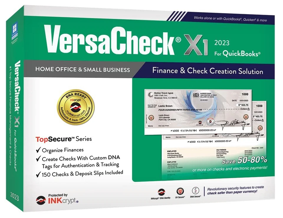 	VersaCheck X1 2023 for QuickBooks - Finance and Check Creation Software	 - Image 1 of 3