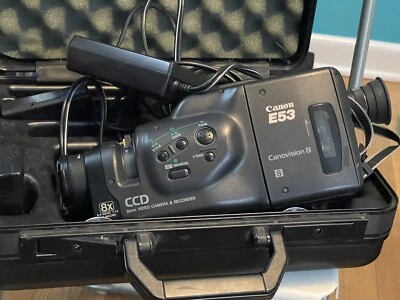 CANON E51/E53 Video Camcorder- Non Working for Parts only With Case - Image 1 of 4