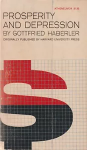 Prosperity and Depression by Gottfried Haberler, softcover, 1963, good condition - Picture 1 of 6