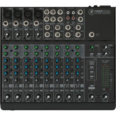 Mackie 1202VLZ4 12-ch Analog Mixer with 4 Onyx Mic Preamps, 4 x Stereo Channels - Image 1 of 4