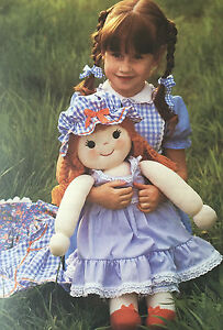 SEWING PATTERN Jean Greenhowe Jennifer rag doll toy large 61cm childrens RARE