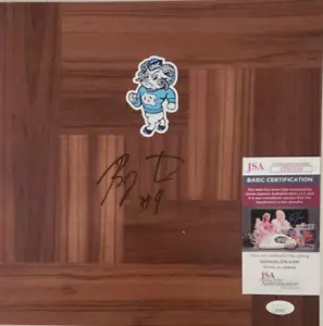 RJ Davis Signed Floorboard w/ JSA COA #AT63510 UNC North Carolina Tar Heels - Picture 1 of 2