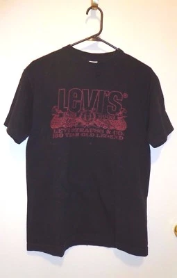 Camisa para hombre Levi's Quality Clothing color negro talla mediana Foto 1 de 4