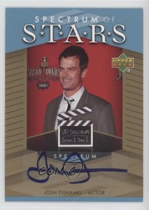2007 Upper Deck Spectrum Spectrum of Stars Signatures Josh Duhamel #SOS-JD Auto