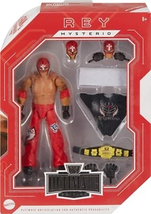 WWE Ultimate Edition Rey Mysterio Action Figure in Red Outfit - Picture 1 of 1