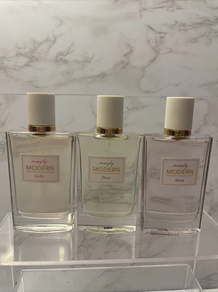 Simply Modern LUNA  BELLE , FLEUR Perfume Spray, 1.7 oz THE LIMITED 3pc Set New - Image 1 of 4