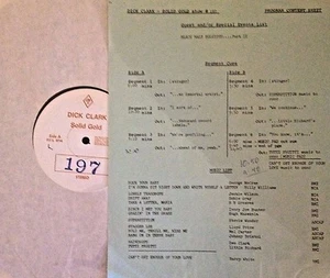 RADIO SHOW: DICK CLARK GOLD #197 TOP BLACK VOCALISTS 2! BARRY WHITE, DEE CLARK - Picture 1 of 1