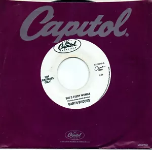 GARTH BROOKS - SHE'S EVERY WOMAN / THE COWBOY SONG (M-) - Picture 1 of 1