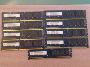 Nanya 36GB Kit (9x4GB) 1Rx8 PC3-12800U DDR3-1600 RAM (NT4GC64B88B1NF-DI) - Picture 1 of 5