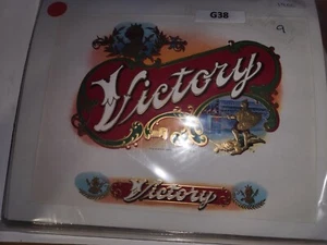 (G38) Original 1900s "Victory" Cigar Box Label, Excellent & Unused - Picture 1 of 1