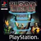 52008 Blood Lines Sony PlayStation 1 Usato Gioco in Italiano PAL