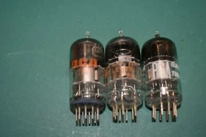 5879 RCA Audio Receiver Vacuum Tubes Tested Trio   - Picture 1 of 5