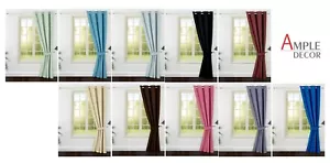 Ample Decor 1 Panel Blackout Curtain (46" X 63"/84"/95") Polyester Sun Blocking - Picture 1 of 61