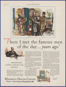 Vintage 1927 MAXWELL HOUSE Coffee Kitchen Art Décor Ephemera 1920's Print Ad - Picture 1 of 1
