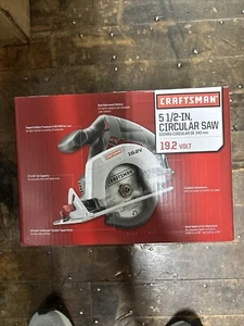 Sierra Circular Craftsman 19.2v Voltios 5 1/2 pulgadas C3 Nueva Caja Sellada Herramienta SOLO - Imagen 1 de 1