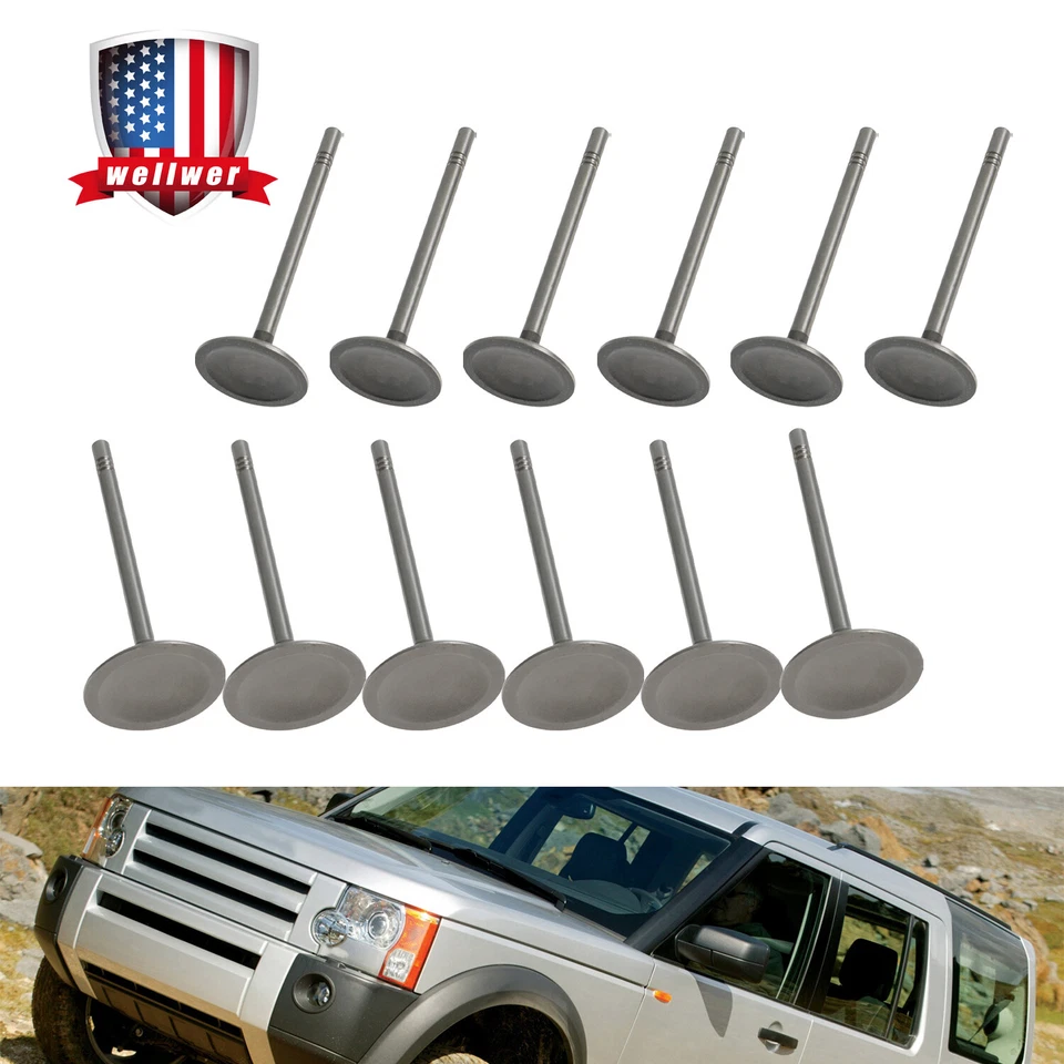 12x componentes do sistema de válvula de entrada e escape para 2001-2011 Ford Ranger 4.0L V6 - Imagem 1 de 4