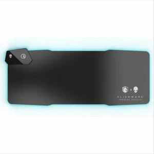 ALIENWARE RGB Game Mouse Pad 15W Qi Wireless Phone Charging Desk NEW - Picture 1 of 4