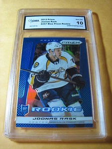 JOONAS RASK PREDATORS 2013 PRIZM BLUE PRIZM ROOKIE RC # 257 GRADO 10 - Foto 1 di 1