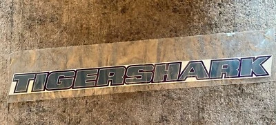 Nuevo de Lote Antiguo - Calcomanía Original Gato Ártico Tigre Tiburón Cubierta Azul 0614-265 Foto 1 de 4