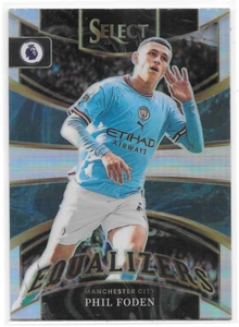2022-23 PANINI SELECT EQUALIZERS PREMIER LEAGUE #13 PHIL FODEN CITY SILVER PRIZM - Picture 1 of 1