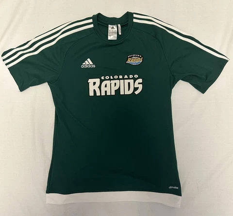 Colorado Rapids Green MLS Soccer Jersey Vintage Retro Men's Medium M Cover