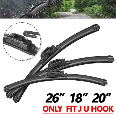 26" 18" 20" Fit For Honda Insight 2014-2012 Front Rear Windshield Wiper Blades — 第 1/4 张图片