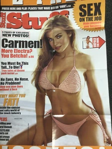2002 STUFF cover Promo 9" x 15" Poster Carmen Electra sexy & HOT - Picture 1 of 1