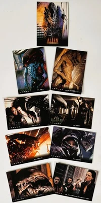 Inkworks ALIEN LEGACY Trading Cards Set of 9 - Image 1 of 4
